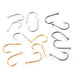 AOrace 100 stuks vishaakjes set - Koolstofstalen enkele cirkel haken - Bivakshop