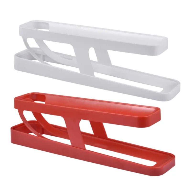Automatische scrollende eierrek houder - Ruimtebesparende koelkast organizer - Bivakshop