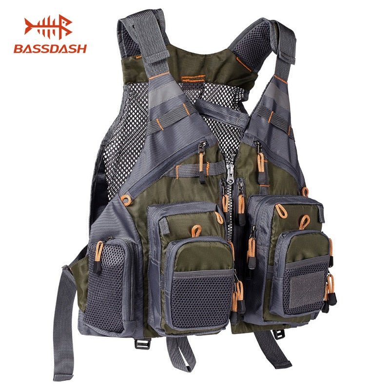 Bassdash ademend vissen vest - Bivakshop