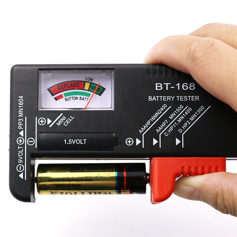 Batterij tester - Universeel Knoopcel Batterij - Kleur gecodeerde Meter - Bivakshop