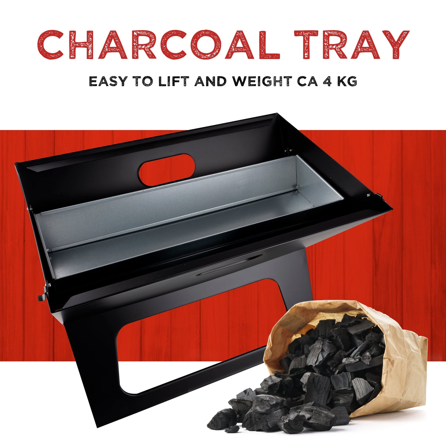 BBQ Collection draagbare houtskool barbecue - Opvouwbaar en draagbaar - Bivakshop