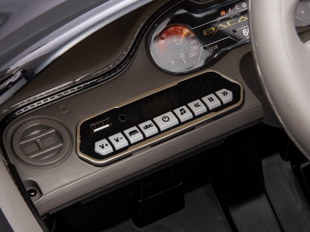 Bentley Bacalar 12v elektrische kinderauto met afstandsbediening - Zwart - Bivakshop