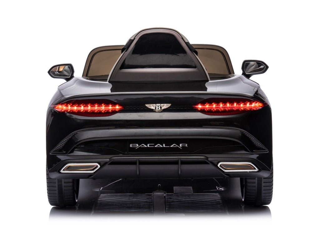 Bentley Bacalar 12v elektrische kinderauto met afstandsbediening - Zwart - Bivakshop