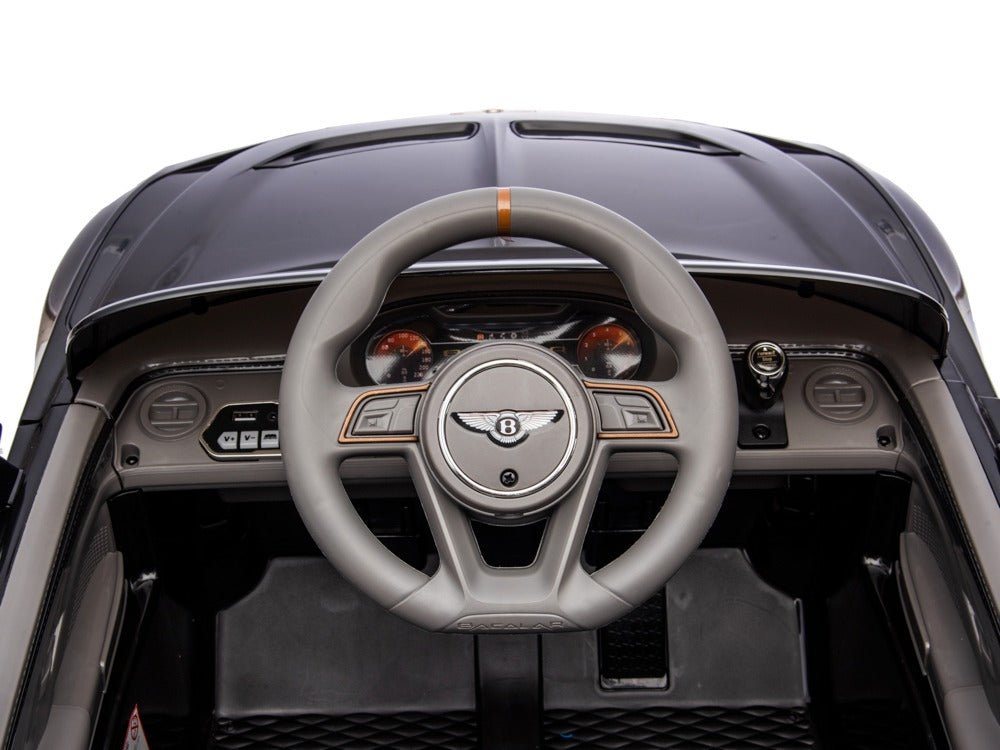 Bentley Bacalar 12v elektrische kinderauto met afstandsbediening - Zwart - Bivakshop