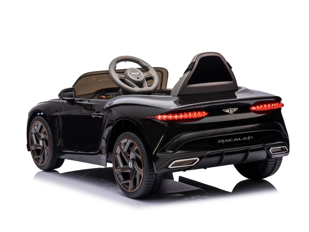 Bentley Bacalar 12v elektrische kinderauto met afstandsbediening - Zwart - Bivakshop
