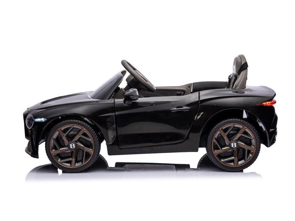 Bentley Bacalar 12v elektrische kinderauto met afstandsbediening - Zwart - Bivakshop