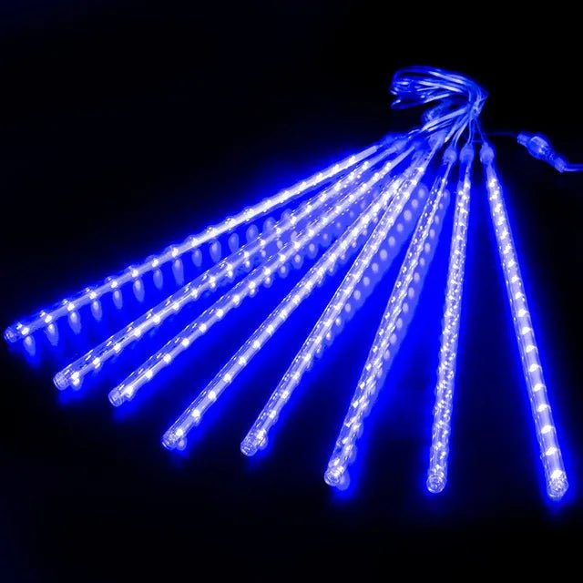 Betoverende LED meteor shower rain lights voor magische feestdecoratie! - Bivakshop