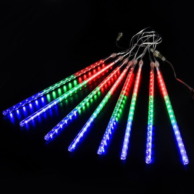 Betoverende LED meteor shower rain lights voor magische feestdecoratie! - Bivakshop