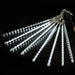 Betoverende LED meteor shower rain lights voor magische feestdecoratie! - Bivakshop