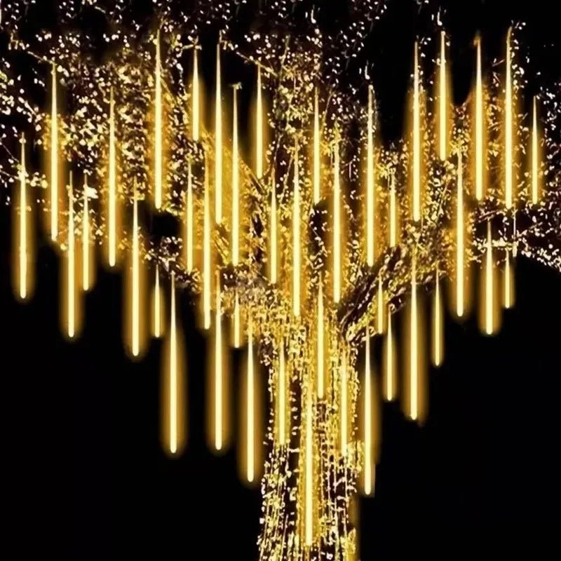 Betoverende LED meteor shower rain lights voor magische feestdecoratie! - Bivakshop