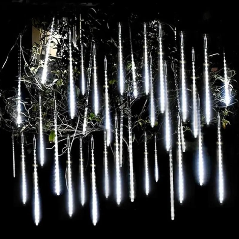 Betoverende LED meteor shower rain lights voor magische feestdecoratie! - Bivakshop