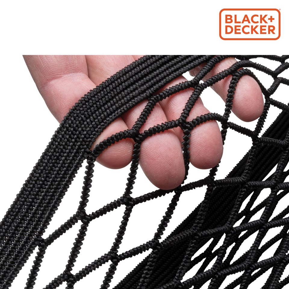 BLACK+DECKER Auto bagagenet set - Houd je spullen georganiseerd - Bivakshop