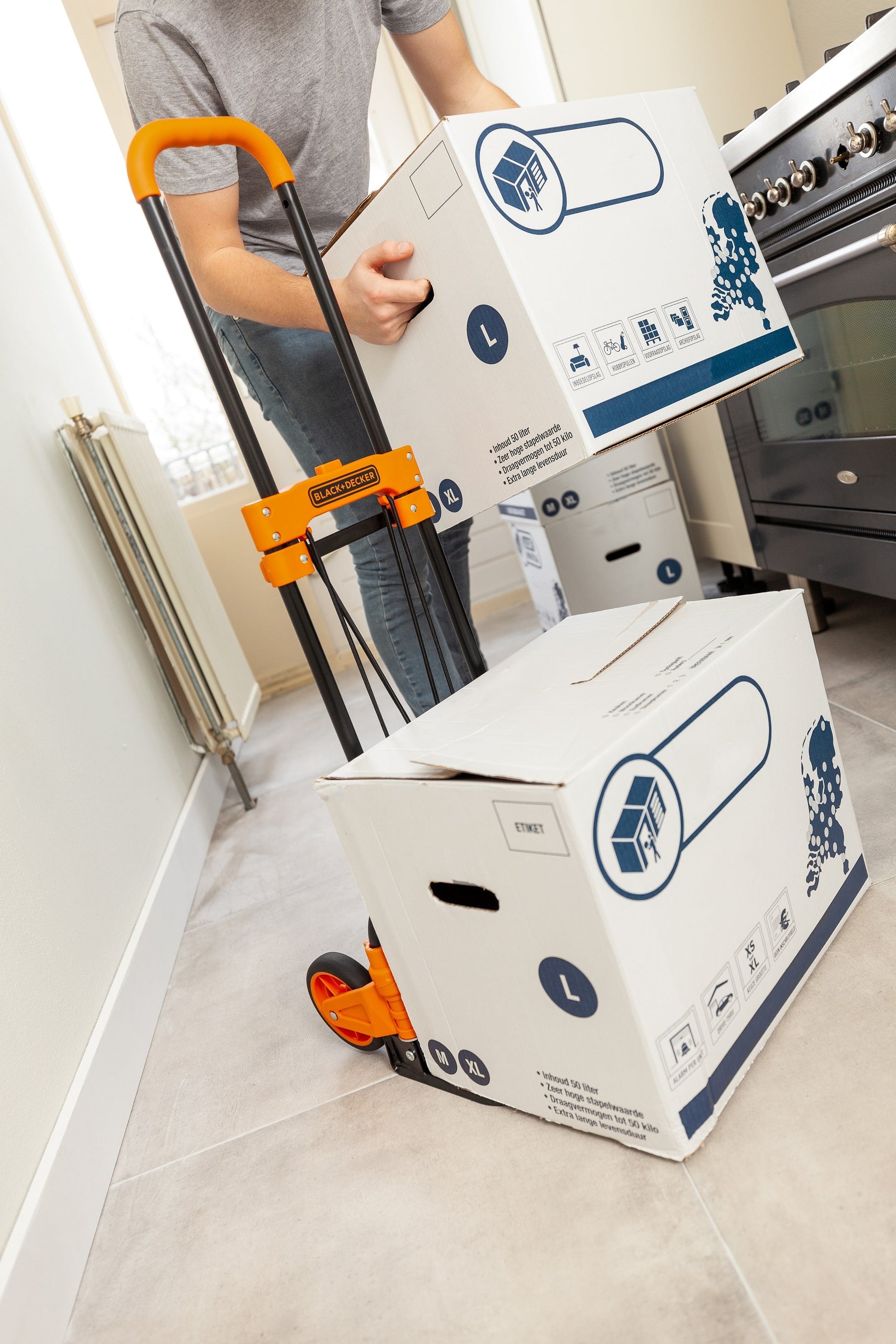 BLACK+DECKER steekwagen Bxwt-H200 - Compact inklapbaar - Bivakshop