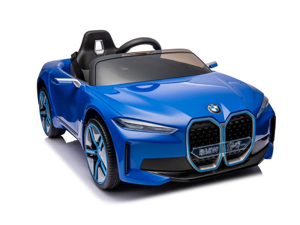 Bmw I4 - Elektrische kinderauto - Blauw - Bivakshop
