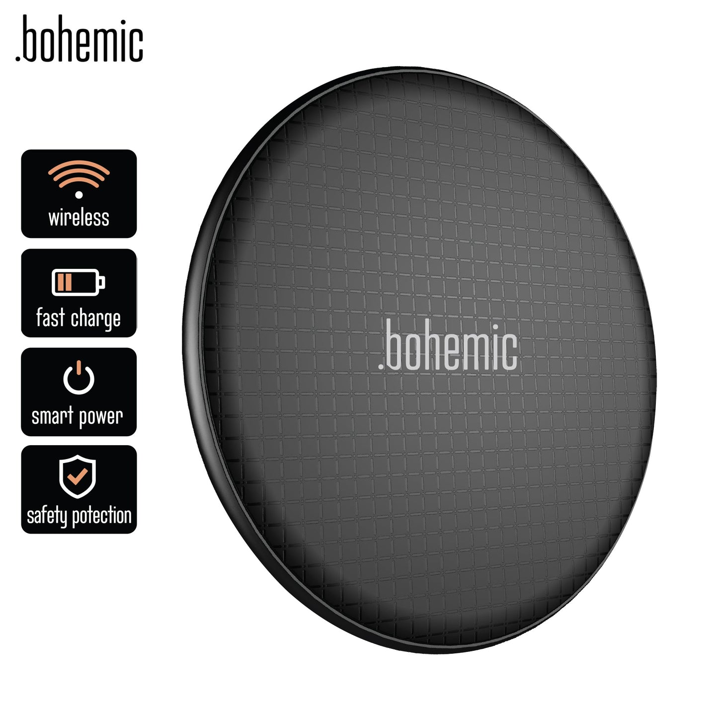 Bohemic BOH7276: draadloos oplaadstation smartphones Android en I-Phone - Bivakshop
