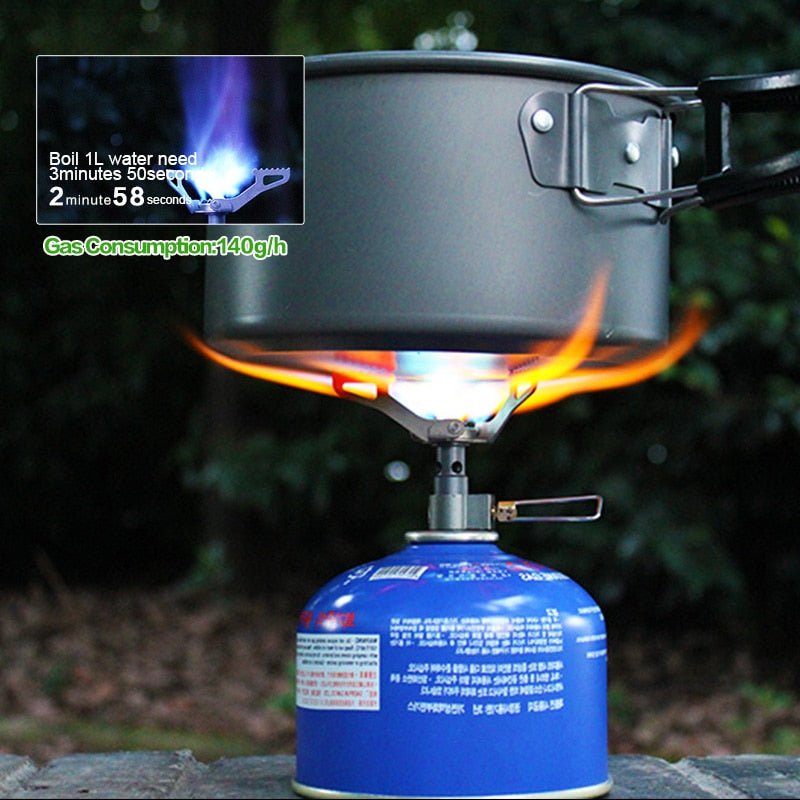 Brs Titanium Gasfornuis - Ultralicht campinggasfornuis - 25G BRS-3000T - Bivakshop