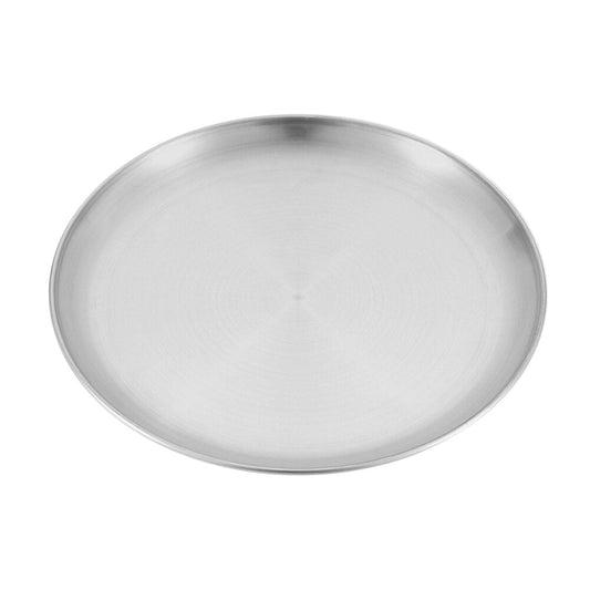 Camping Plaat - Rvs Servies - Picknick schotel - Zilver - Bivakshop