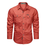 heren cargo overhemd katoen outdoor