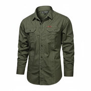 heren cargo overhemd katoen outdoor