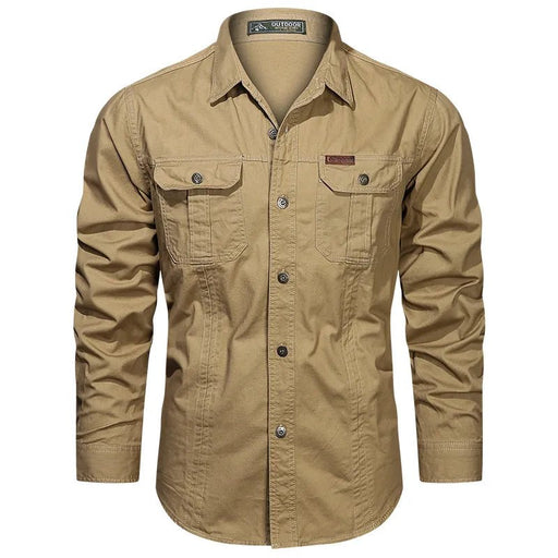 heren cargo overhemd katoen outdoor