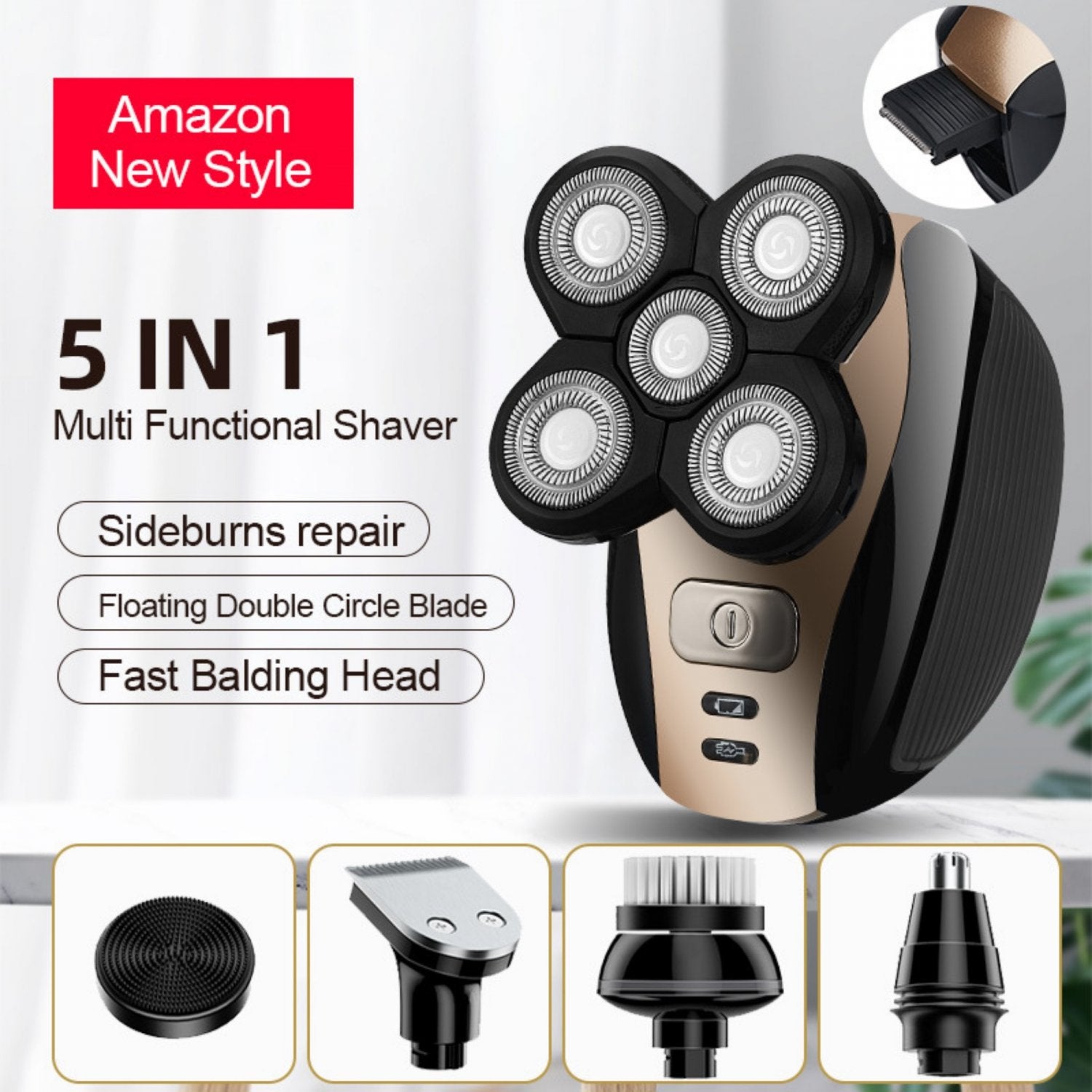 Cenocco Beauty 5 in 1 Precisietrimmer, gezichtsreiniger en verzorgingsset - Bivakshop