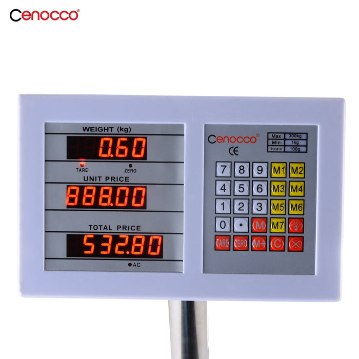 Cenocco CC-8004: platformweegschaal voor bedrijven - Bivakshop