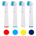 Cenocco CC-9029: 8-delige vervangende opzetborstels - Oral B compatible - Bivakshop