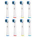 Cenocco CC-9029: 8-delige vervangende opzetborstels - Oral B compatible - Bivakshop