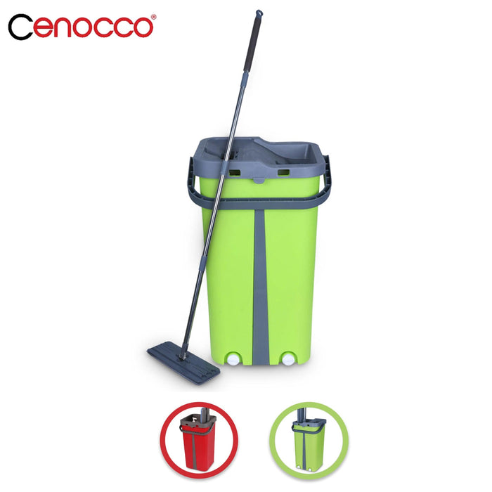 Cenocco CC-9077: Vlakmop met Emmer Rood - Reinigingssysteem - Bivakshop