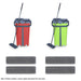 Cenocco CC-9077: Vlakmop met Emmer Rood - Reinigingssysteem - Bivakshop