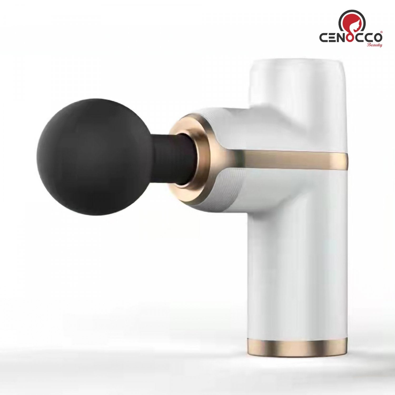 Cenocco CC-9114: draagbare mini massage gun - Wit - Bivakshop