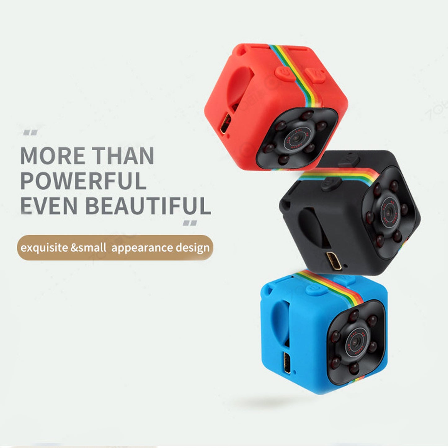 Cenocco Minicamera HD1080P Rood - Bivakshop