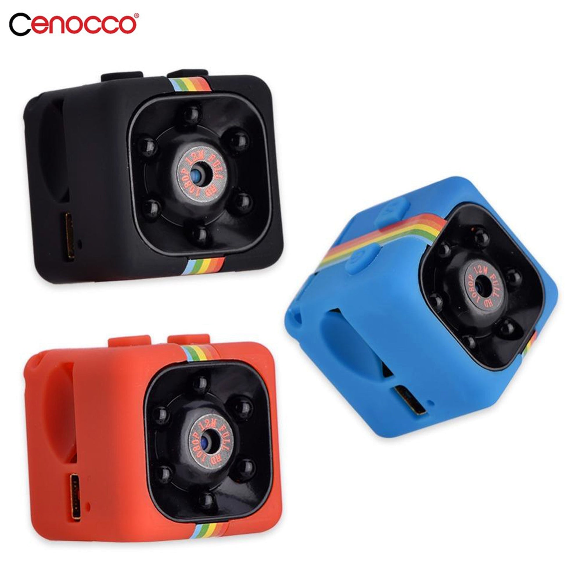 Cenocco Minicamera HD1080P Rood - Bivakshop