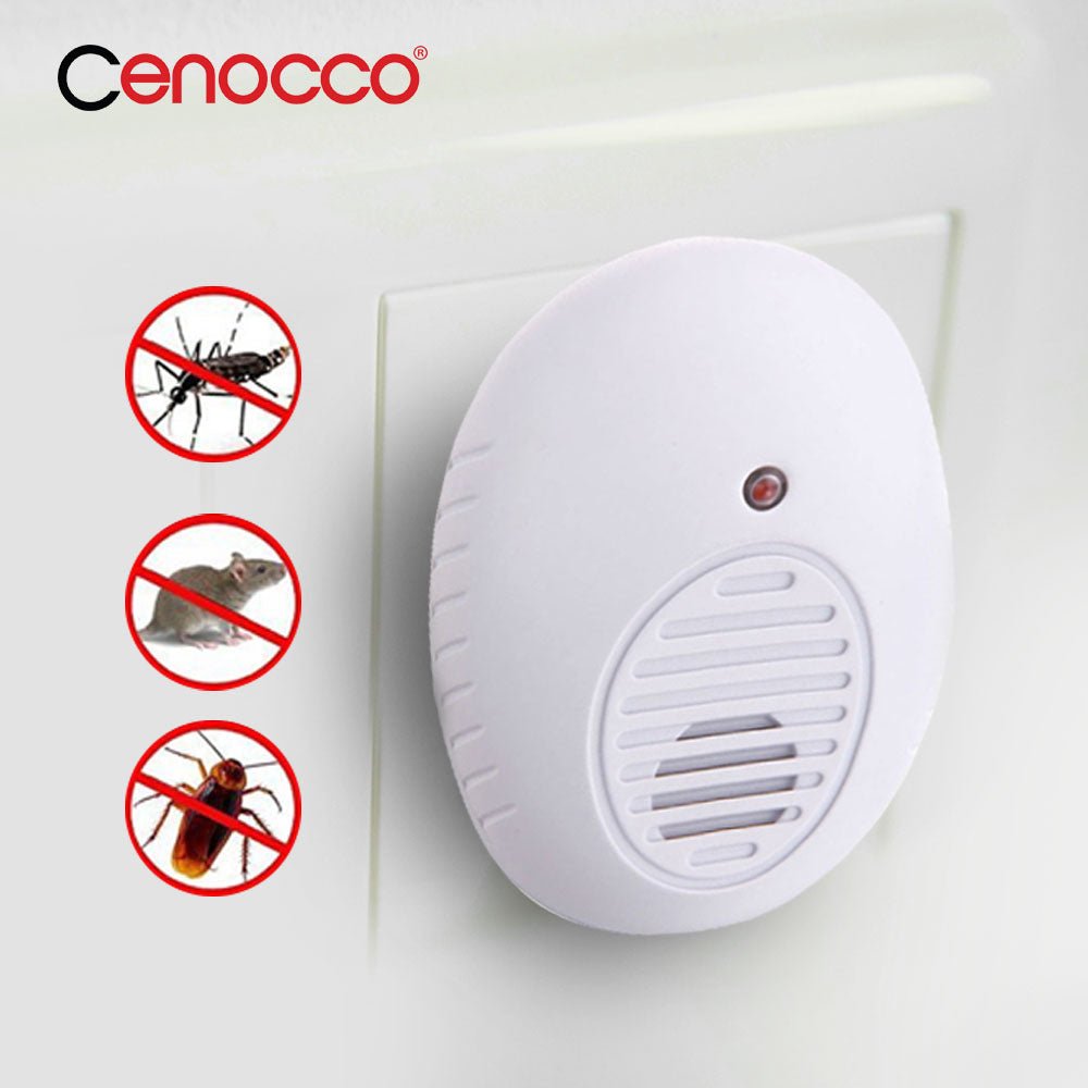 Cenocco Ongediertemelder 3ST - Ultrasoon - Diervriendelijk - Bivakshop