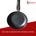 Cenocco Set van 3 Koekenpannen met Marmeren Coating Zwart - Keramische pannenset - 20/24/28 cm - Bivakshop
