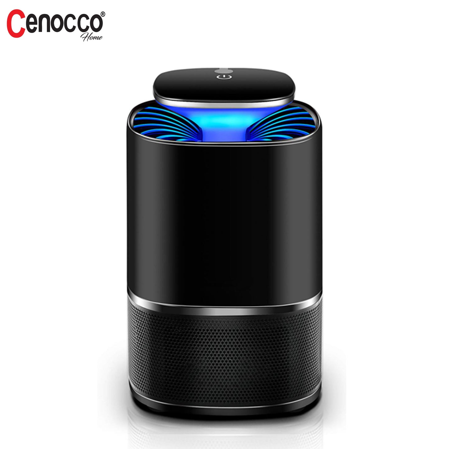 Cenocco USB aangedreven draaikolkwind Mug Killer Lamp - Zwart - UV licht - Bivakshop