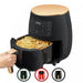 Cheffinger CF-AFRY4.5: 1400W Digitale LED Airfryer - 4,5 Liter Rood - Bivakshop