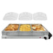 Cheffinger CF-BW300: 3,5 quarts 2-in-1 buffetwarmer + warmhoudplaat - Bivakshop