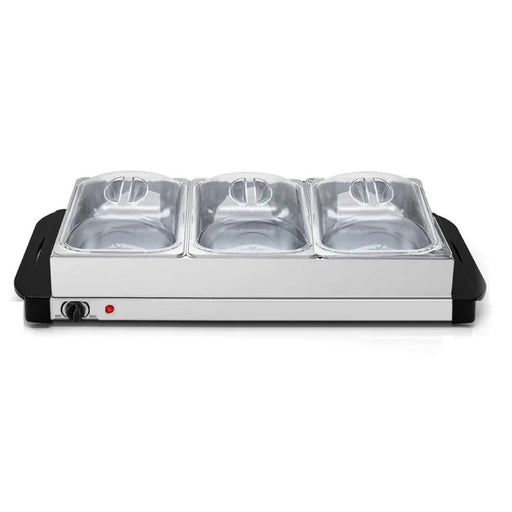 Cheffinger CF-BW300: 3,5 quarts 2-in-1 buffetwarmer + warmhoudplaat - Bivakshop