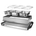 Cheffinger CF-BW300: 3,5 quarts 2-in-1 buffetwarmer + warmhoudplaat - Bivakshop