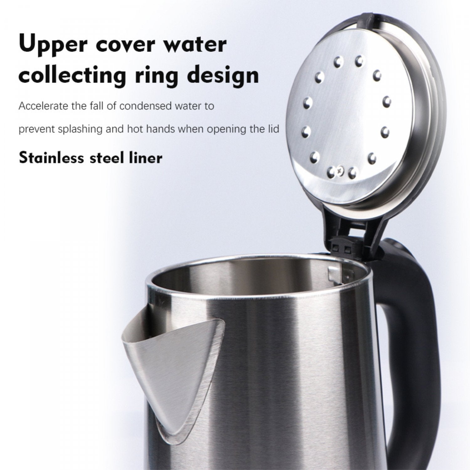 Cheffinger CF-SSK20: 2,3 L Elektrische Waterkoker - 2000W - Bivakshop