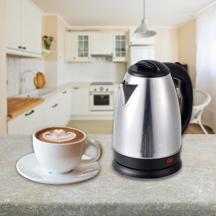 Cheffinger RVS Snoerloze Waterkoker 1.8 liter - 1500W - Roestvrij staal - Bivakshop