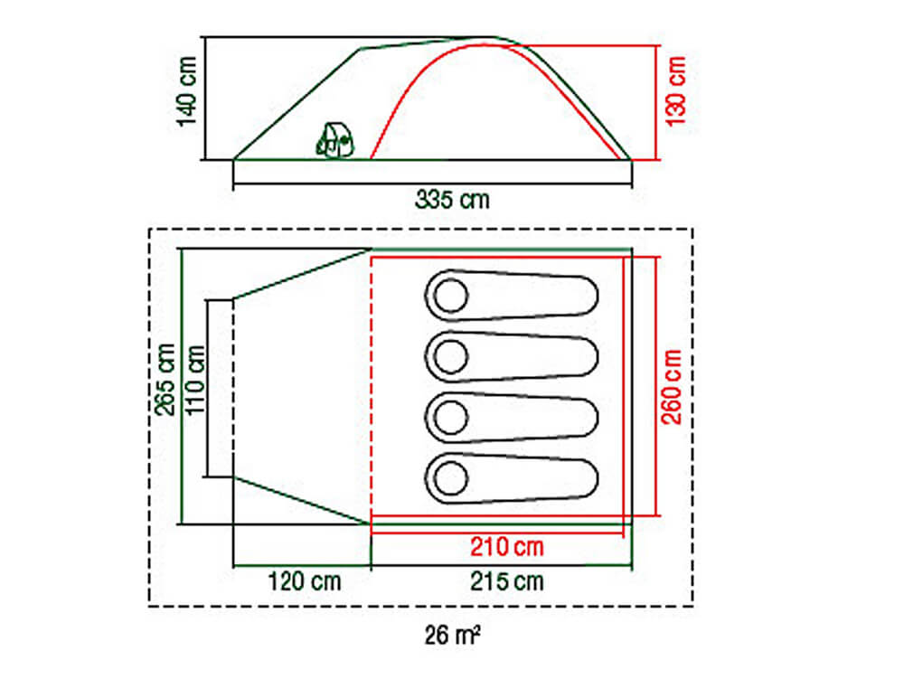 Coleman Kobuk Valley 4+ Tent - Bivakshop