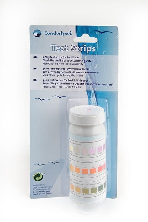 Comfortpool 3-In-1 teststrips - 50 strips - Zwembadwater testen - Zwembadonderhoud - Bivakshop