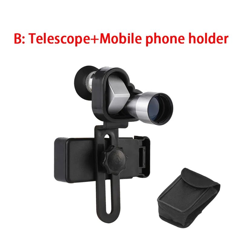 Compacte 8x20 Monoculaire telescoop - Waterdicht - BAK4 Prisma- Smartphone Houder - Bivakshop