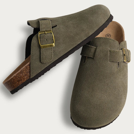 Comwarm fashion dames suède muiltje - Binnenzool Sandalen - Sloffen - Bivakshop