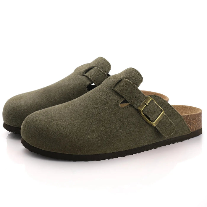 Comwarm fashion dames suède muiltje - Binnenzool Sandalen - Sloffen - Bivakshop