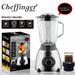 Ctikiger CF-GIB1.5: 2 in 1 roestvrijstalen blender en hakmolen - 1,5 liter - Bivakshop