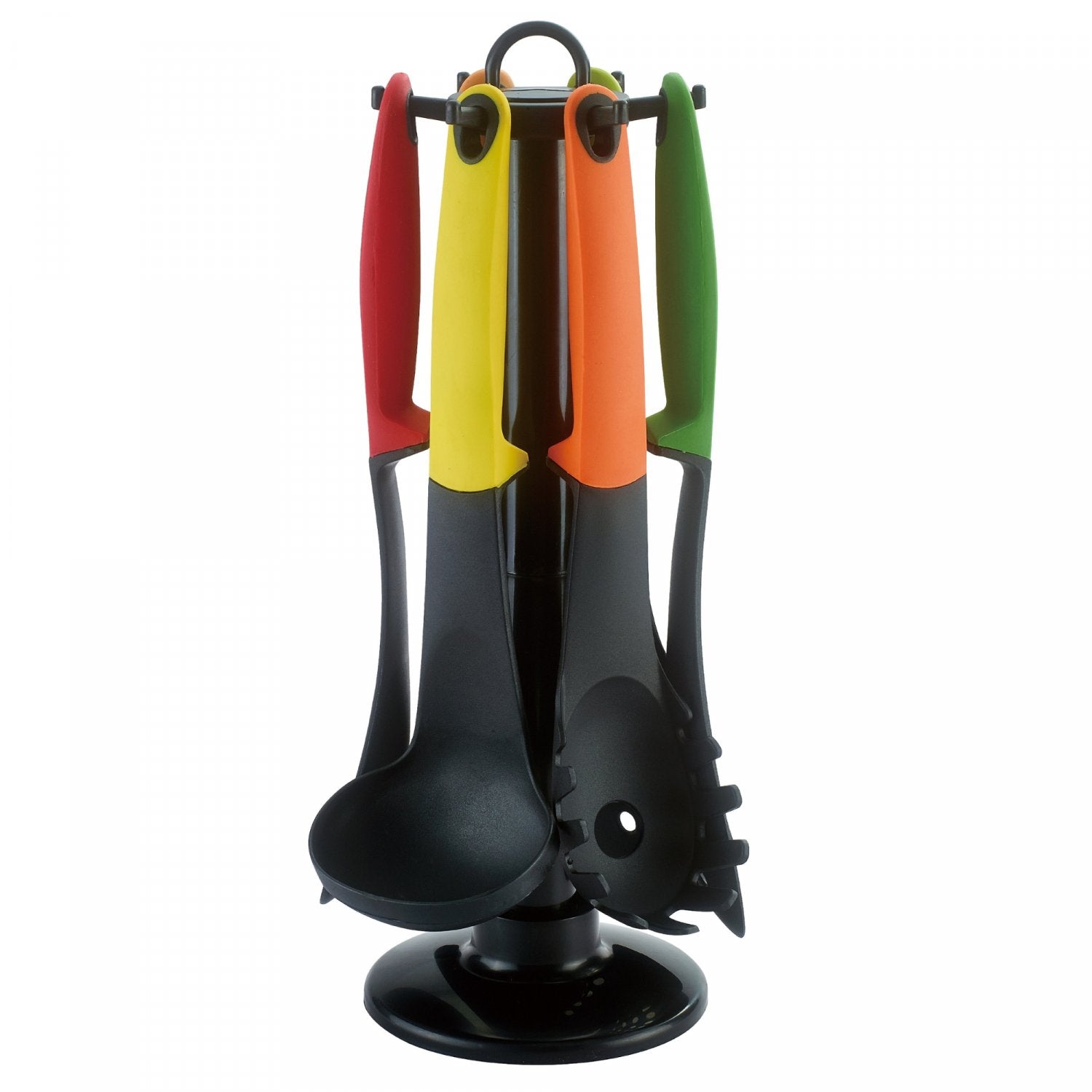 Ctikiger CF-UT01: 6-delige keukengereiset met draaibare standaard - Kleurrijk - Bivakshop