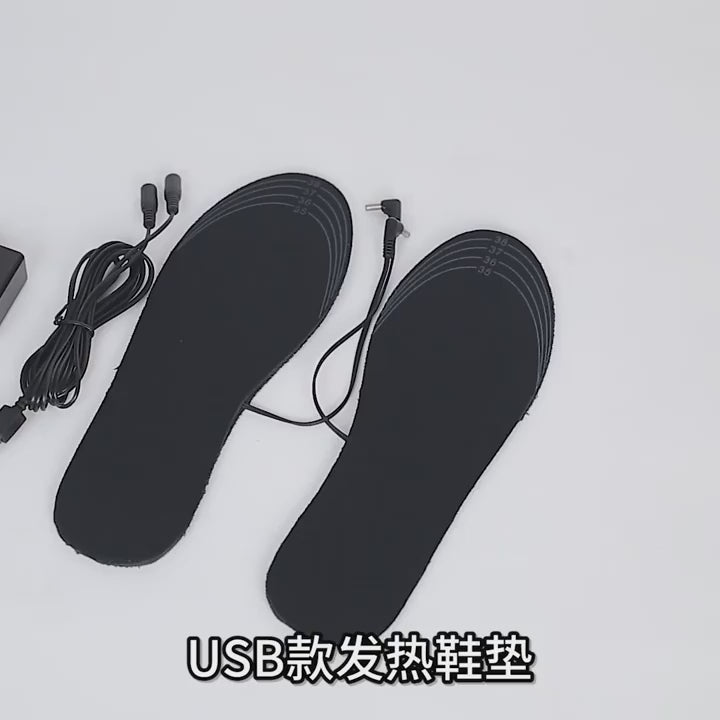 USB Verwarmde schoenzolen Electrische voetverwarming Winter inlegz Bivakshop